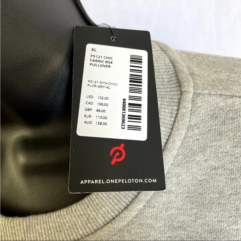 Peloton Fabric Mix Pullover Size XL Womens Workout Sweatshirt Long Sleeve NWT - Picture 6 of 11